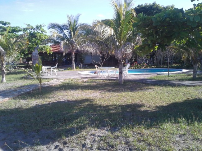 The little red head in the pool..