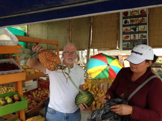 Fruit market near Ibarra