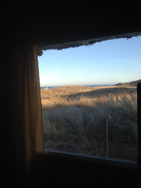 View from kitchen in the cabana