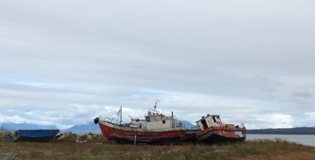 Puerto Natales fish boats.