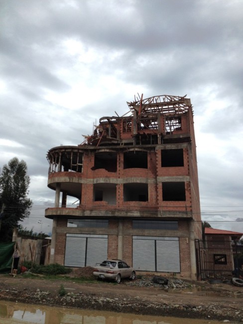Construction in Cochabamba