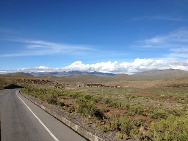 We were at nearly 13,000 feet and the mountains towered above us.