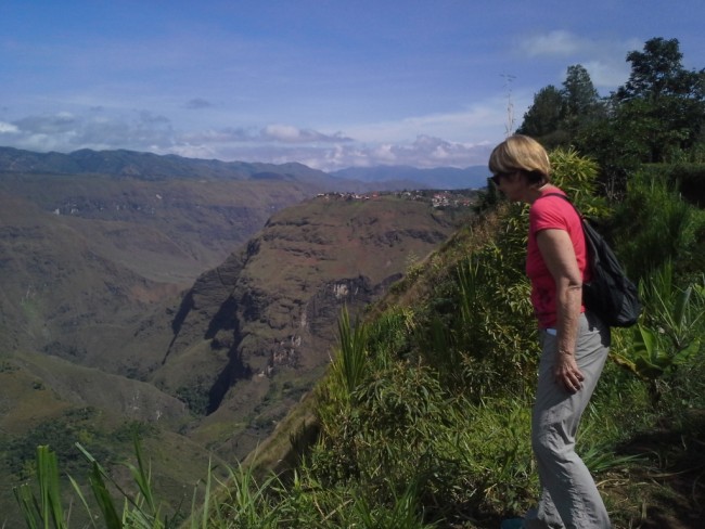 It's a long long way down to the river.