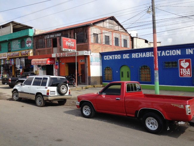 The 15.00 Quetzels for a meal cafe. 