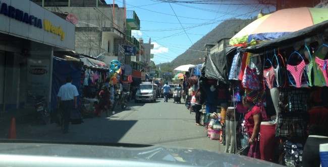 The road to the Guatemala/Mexico border.