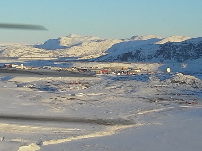 The town from the air