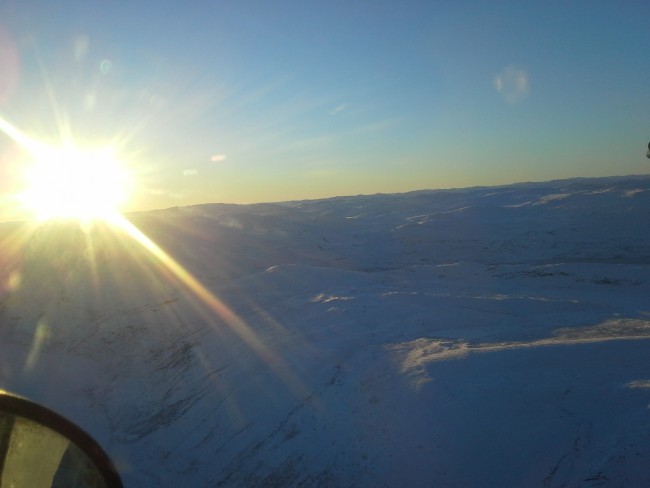 Sunrise at Sondrestrom