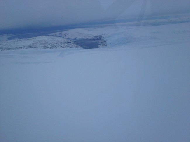 Looking east from the top
