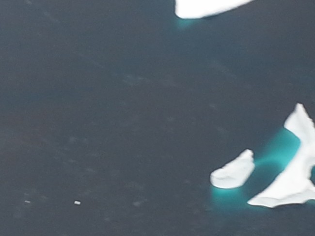 Iceberg glows